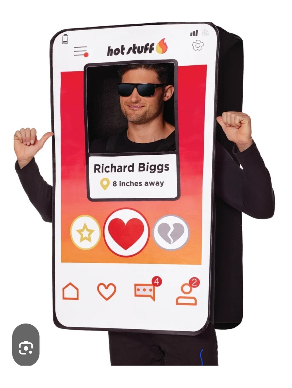 Adult Dating App Costume (One Size fits Most)